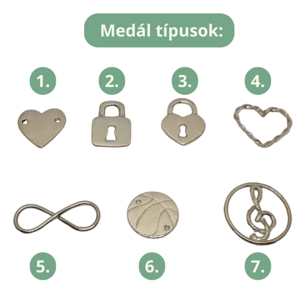 Szeder Design Ezüst Medálos Karkötő - Image 4